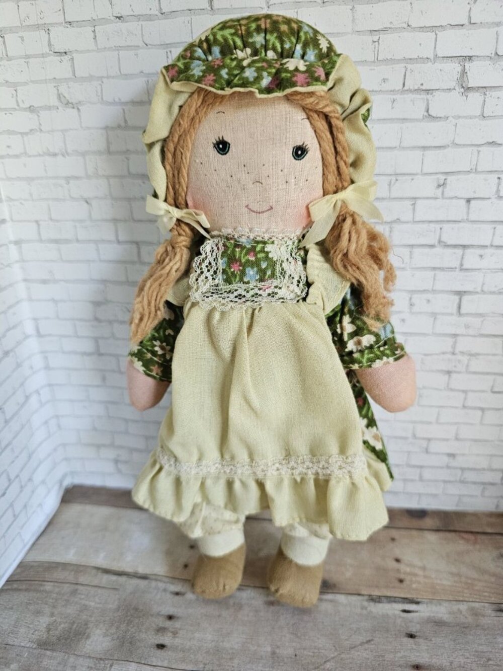 Knickerbocker Vintage 80's Holly Hobby Rag Doll Amy Friend Cottagecore LHOTP